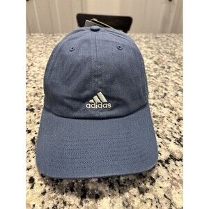 Adidas Aero Ready Adjustable Blue Hat RN#90288 OSFM Unisex 100% Cotton